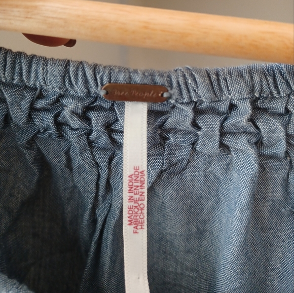 Free People AMELIE MINI DRESS IN INDIGO - Picture 9 of 10